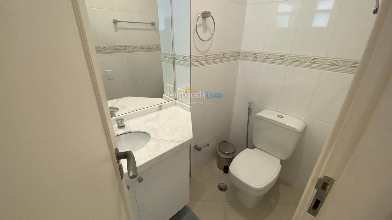 Apartamento para aluguel de temporada em Bertioga (Riviera de São Lourenço)