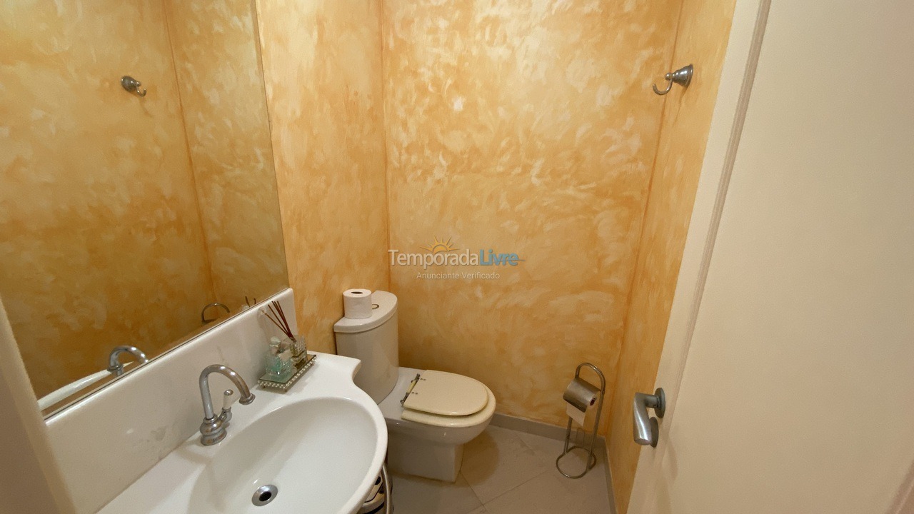 Apartamento para aluguel de temporada em Bertioga (Riviera de São Lourenço)