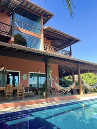 Linda casa com vista espetacular para o mar