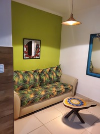 Casa com decoração artística