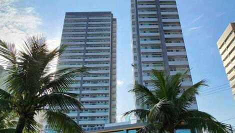Apartamento Pé na Areia em Praia Grande