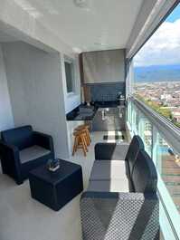 Apartamento Pé na Areia em Praia Grande