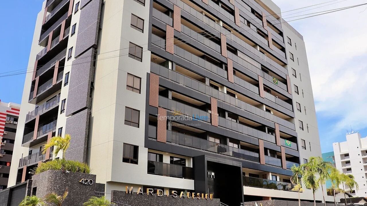 Apartamento para alquiler de vacaciones em João Pessoa (Pb Praia de Cabo Branco)