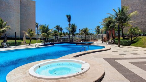 Apartamento en la playa de Scopa en Porto das Dunas por Carpediem