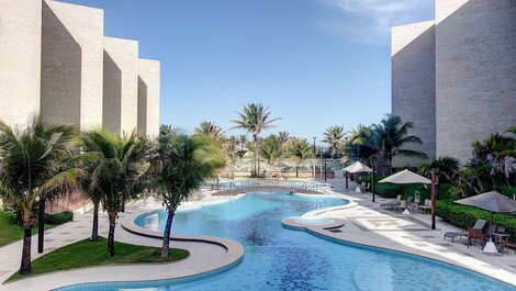 Apartamento en la playa de Scopa en Porto das Dunas por Carpediem