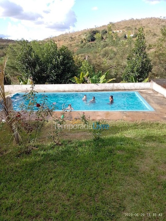 Chácara / sítio para aluguel de temporada em Abaíra (São José de Abaira)