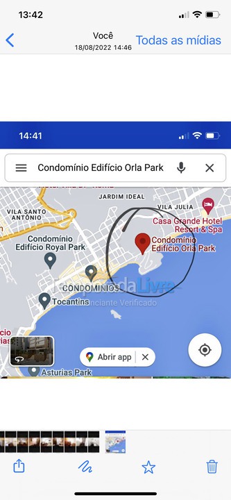 Apartamento para alquiler de vacaciones em Guarujá (Pitangueiras)