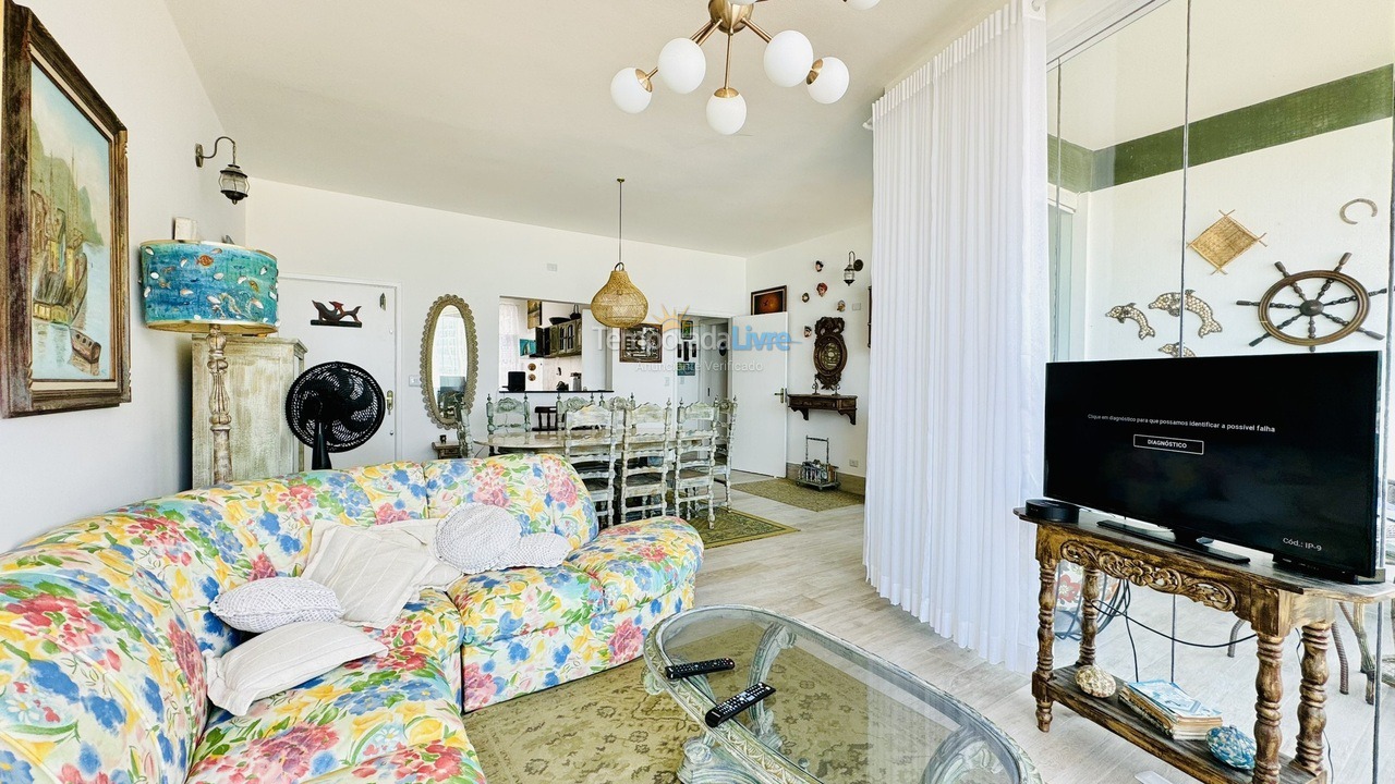 Apartamento para aluguel de temporada em Guarujá (Pitangueiras)