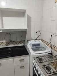 Apto com vista para o mar.