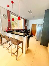 Maravilhosa casa pé na areia