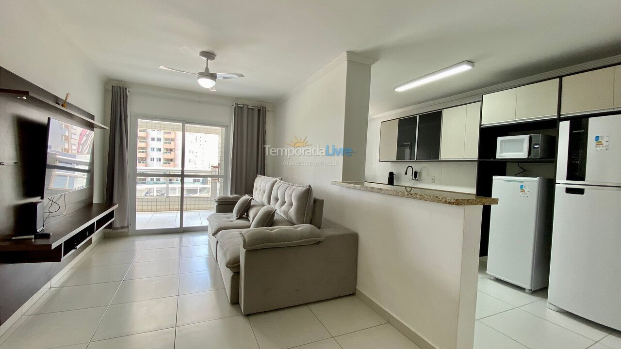 Apartment for vacation rental in Praia Grande (Aviação)
