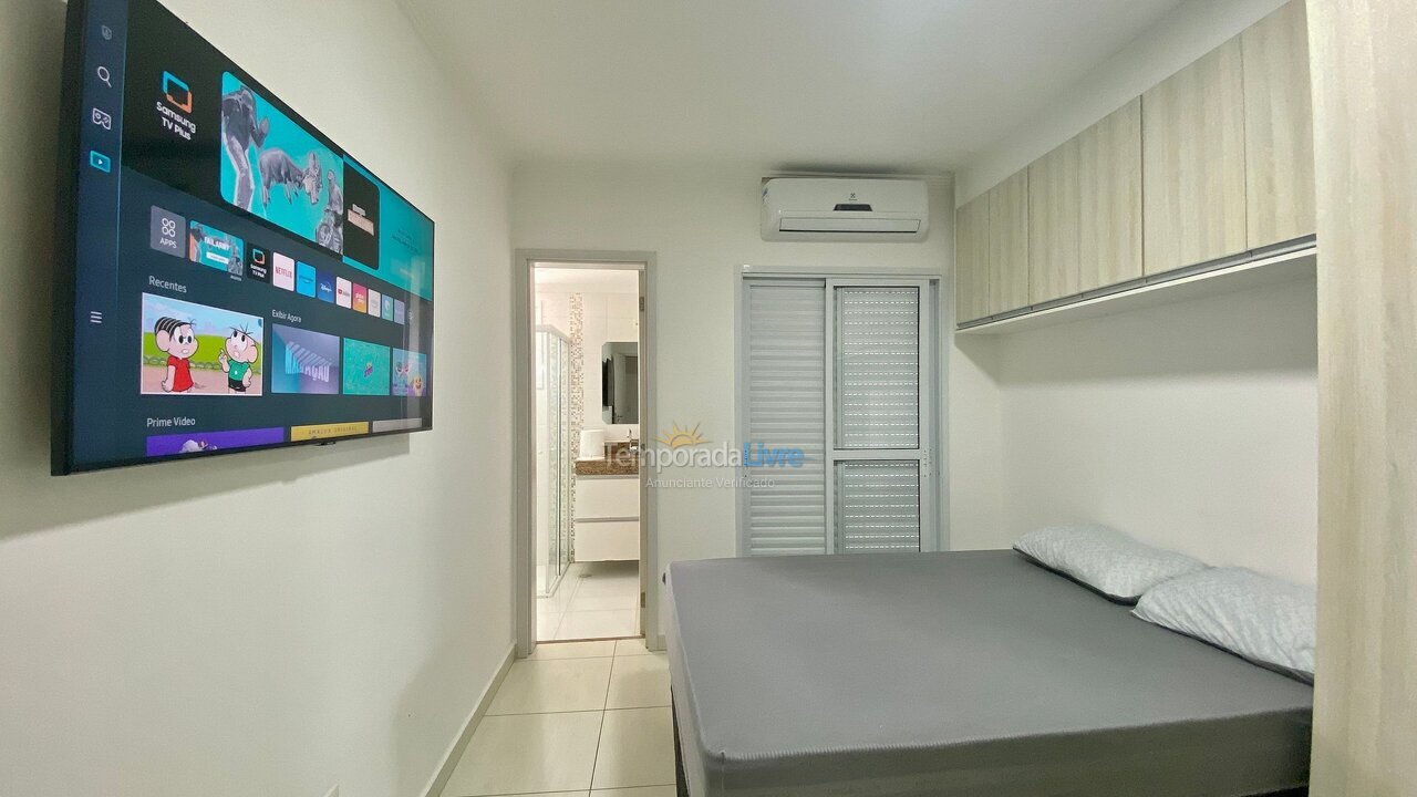 Apartment for vacation rental in Praia Grande (Aviação)
