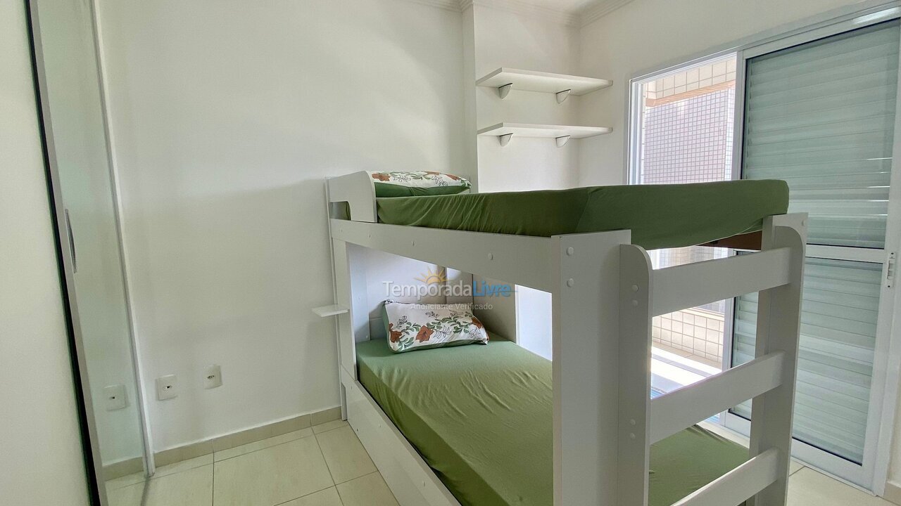 Apartment for vacation rental in Praia Grande (Aviação)