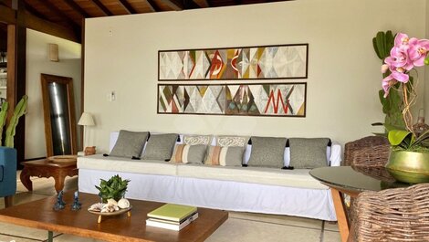 Casa de vacaciones para 8 personas, 4 suites, en Praia da Vigia en Garopaba/SC