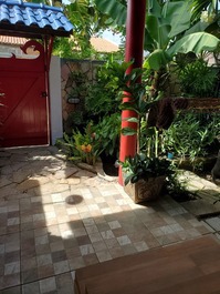 Casa com decoração artística