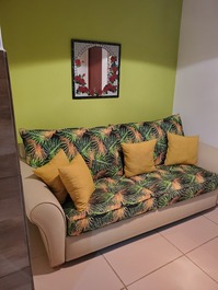 Casa com decoração artística