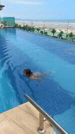 Apartamento Pé na Areia em Praia Grande