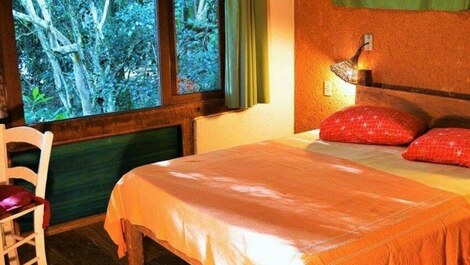 Casa para hasta 9 personas frente a Praia da Ferrugem en Garopaba/SC