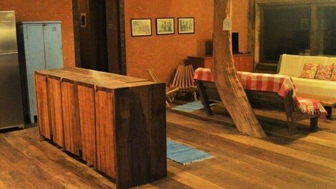 Casa para hasta 9 personas frente a Praia da Ferrugem en Garopaba/SC