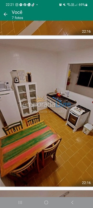 Apartamento para aluguel de temporada em Serra Negra (Centro)