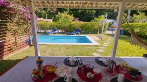 Pipa Casa1 • SOL NASCENTE 3qts/2sts piscina bar molhado churrasqueira