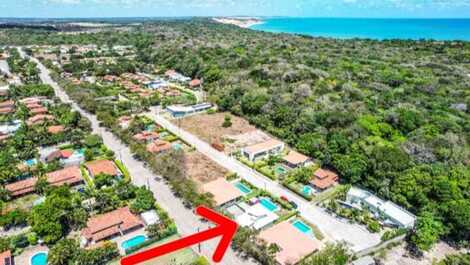 Pipa Casa1 • SOL NASCENTE 3qts/2sts piscina bar molhado churrasqueira