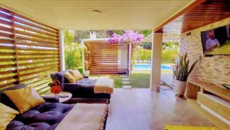 Pipa Casa1 • SOL NASCENTE 3qts/2sts piscina bar molhado churrasqueira