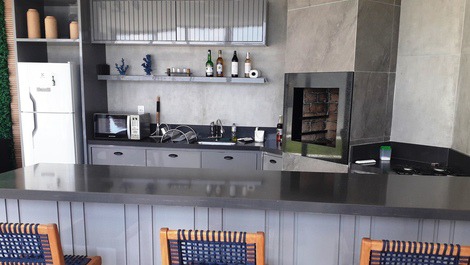 Espaço gourmet todo equipado