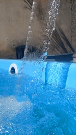Piscina, cascata, hidro 