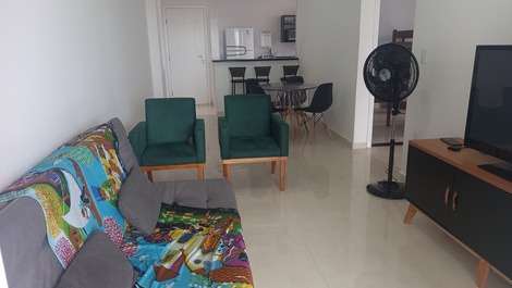 Apartamento em Praia Grande, frente mar
