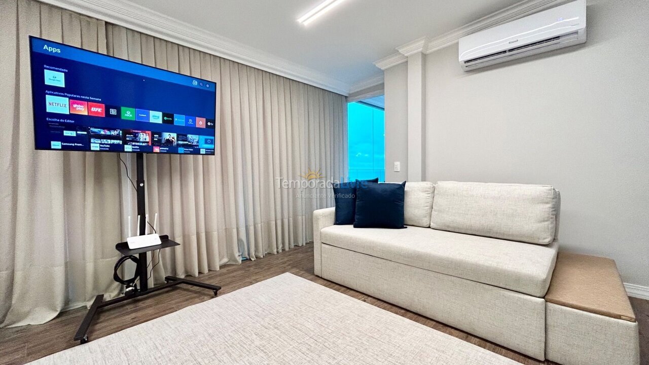 Apartamento para aluguel de temporada em Bombinhas (Praia de Quatro Ilhas)