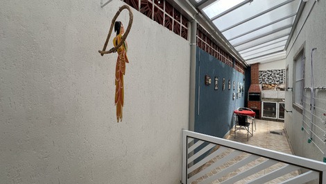 Corredor da área externa 