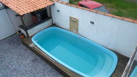 Vista da área de lazer da sacada do quarto superior.