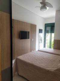 Seafront apartment in Reserva DNA, 2 suites, 6 people, wifi