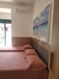 Seafront apartment in Reserva DNA, 2 suites, 6 people, wifi