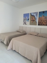 Apartamento frente al mar en Reserva DNA, 2 suites, 6 personas, wi-fi