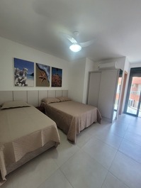 Apartamento frente al mar en Reserva DNA, 2 suites, 6 personas, wi-fi