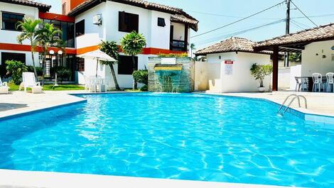 Apt with 2 bedrooms and swimming pool 200m from Taperapuan Beach