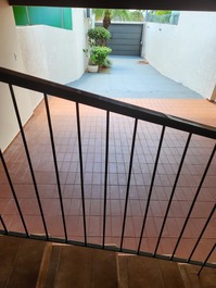 Vista interna da garagem