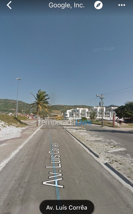 Apartamento para alquiler de vacaciones em Arraial do Cabo (Praia dos Anjos)