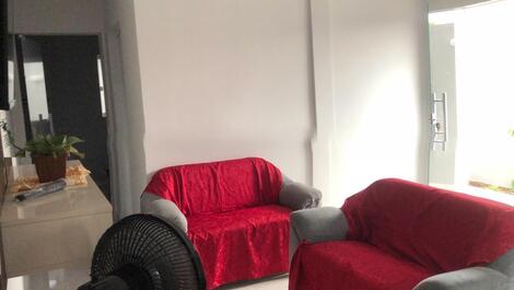 Sala conjunta com cozinha 