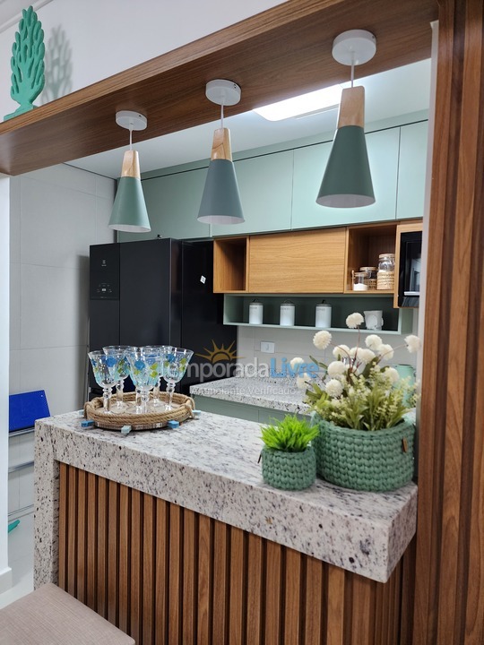 Apartment for vacation rental in Ubatuba (Praia do Tenório)