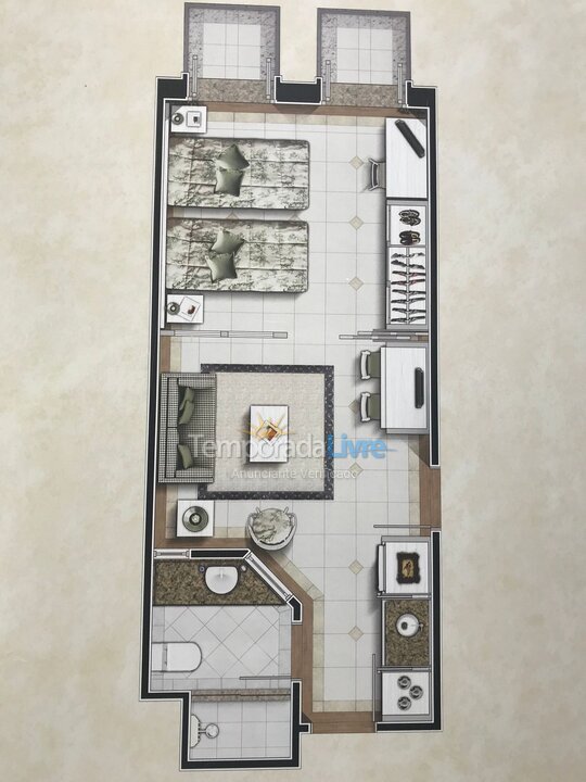 Apartment for vacation rental in Florianopolis (Jurerê Internacional)