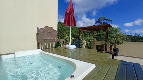Cobertura con SPA privado y vista al mar Jurerê
