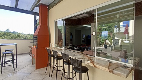 Cobertura con SPA privado y vista al mar Jurerê