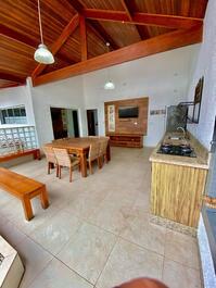 HOUSE ON THE BEACH 20 PEOPLE/COND/ADDRESS D BEACH/BERTIOGA/RIVIERA/JUQUEHY