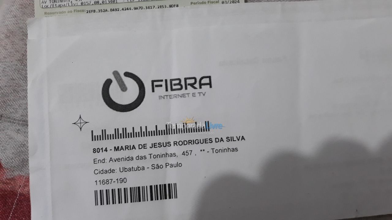 Casa para alquiler de vacaciones em Ubatuba (Praia das Toninhas)