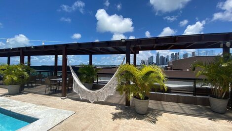 - Marinas Flat - Excelente localização na orla de...