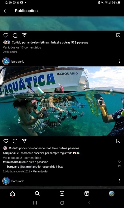 Apartamento para aluguel de temporada em Ubatuba (Itaguá)