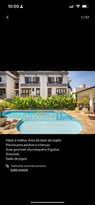 Apartamento para aluguel de temporada em Ubatuba (Itaguá)